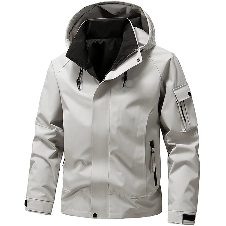 Softshell Skijacke mit Kapuze für Herren | Winddicht
