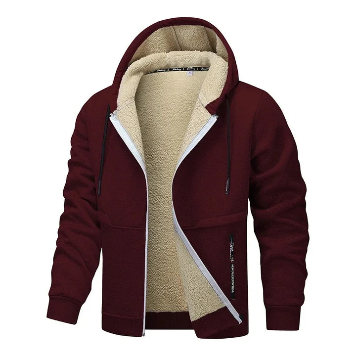 Fleece Jacke mit Kapuze für Herren | Arbeitskleidung