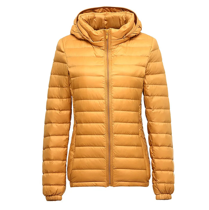 Daunen Jacke mit Kapuze für Damen | Lang