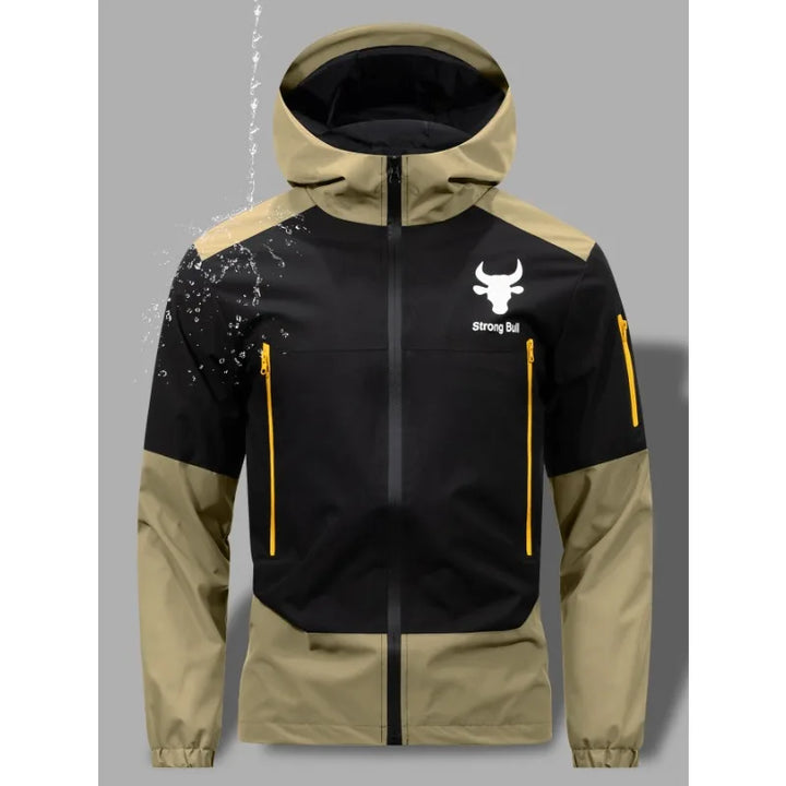 Herren Kapuzen Regen Jacke | Langarm
