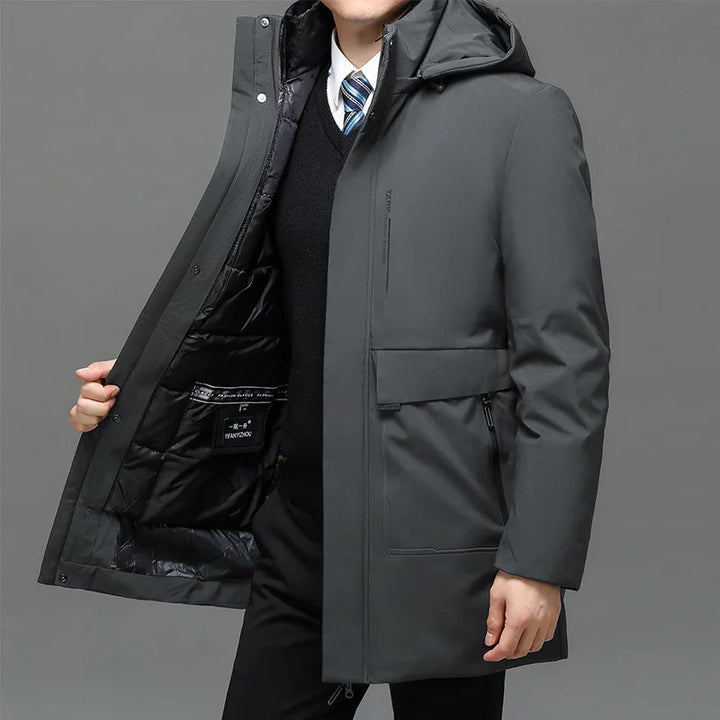 Parka Herren mit Kapuze | Lang