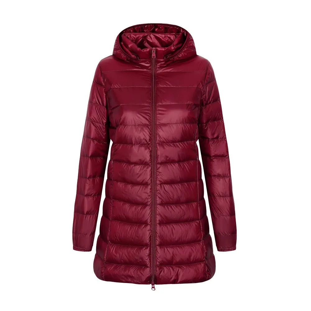 Daunen Jacke für Damen mit Kapuze | Modisch