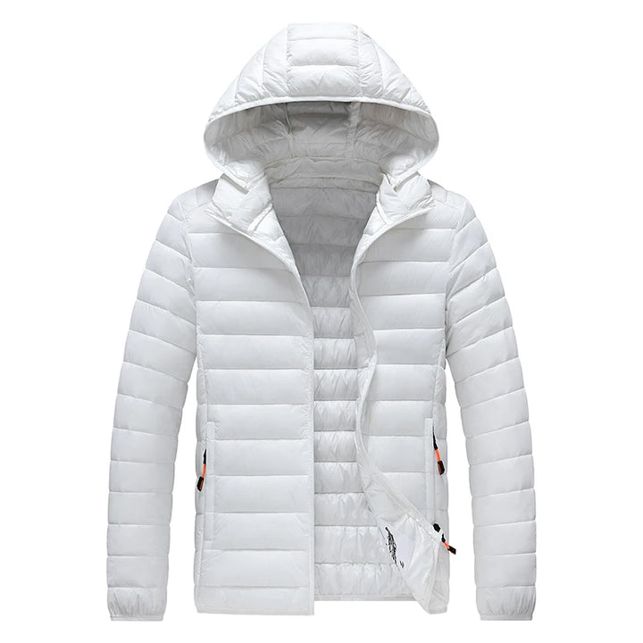 Daunen Jacke mit Kapuze für Herren | Wetterfest