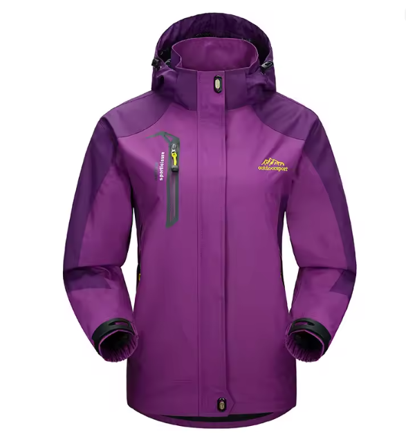 Damen Wasserdichte Draußen Jacke | Reißverschluss
