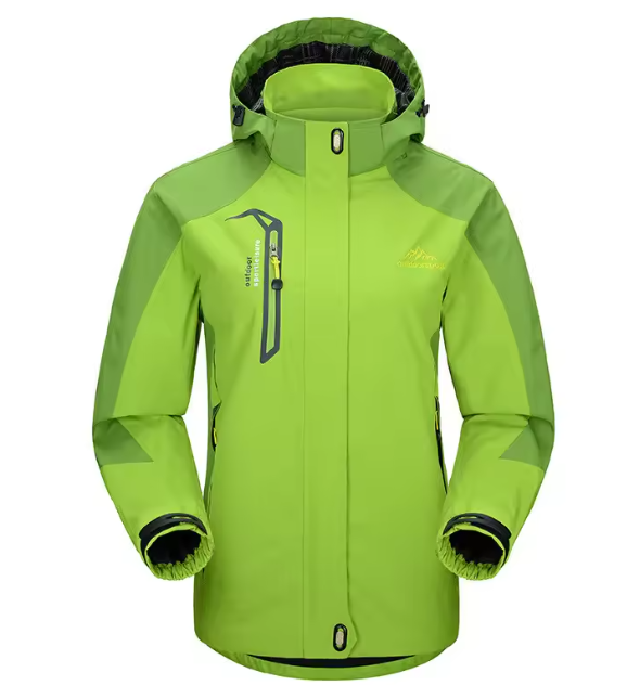 Damen Wasserdichte Draußen Jacke | Reißverschluss