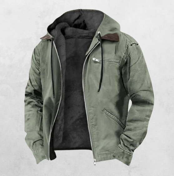 Herren Bomber Jacke | Mit Kapuze
