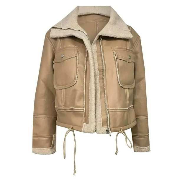 Damen Gekürzte Reißverschlussjacke | Elegante