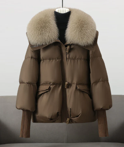 Damen Moderne Warme Daunenjacke | Winter
