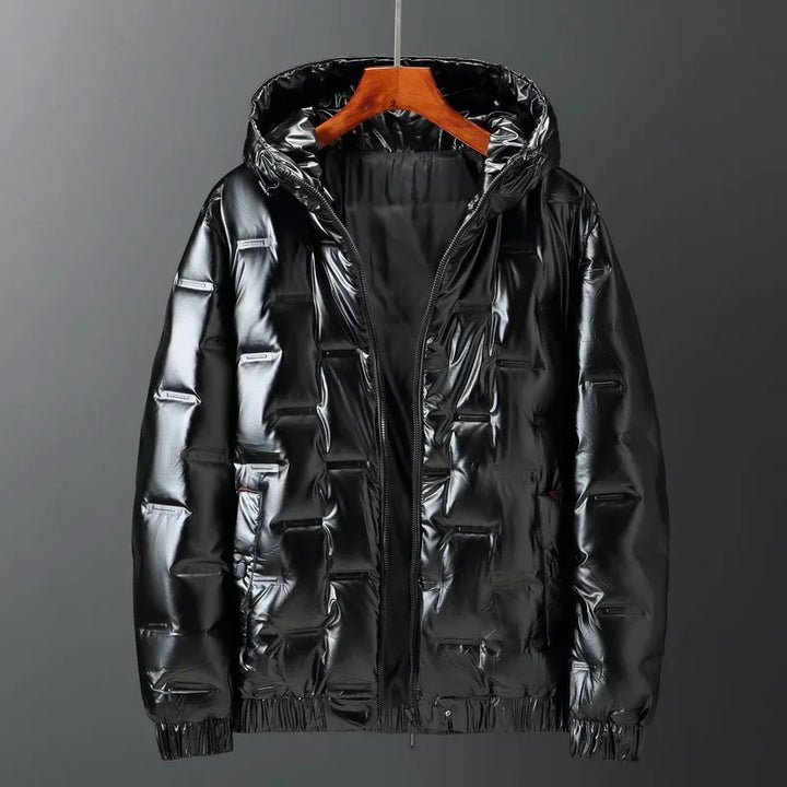 Winddicht Daunen Jacke für Herren Warm | Glänzende