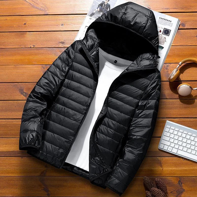 Warme Fleece Steppjacke für Herren | Lässig