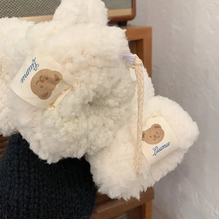 Weiche und warme teddy handschuhe