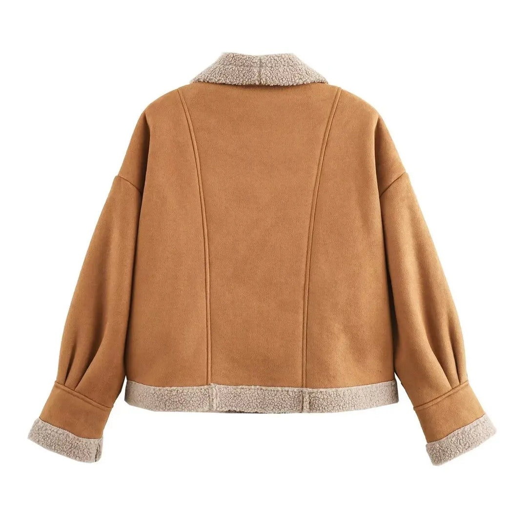 Damen Warme Winter Jacke | Vordertaschen
