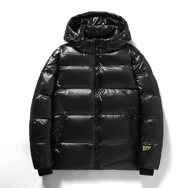 Herren Winter Daunen Jacke | Mit Kapuze