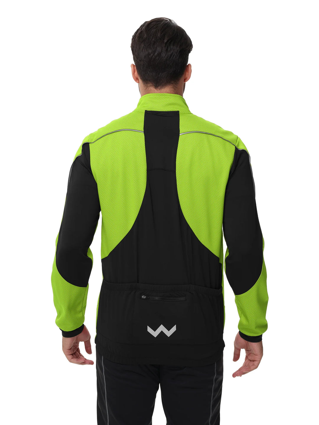 Herren Warme Langarm Windjacke | Reißverschluss