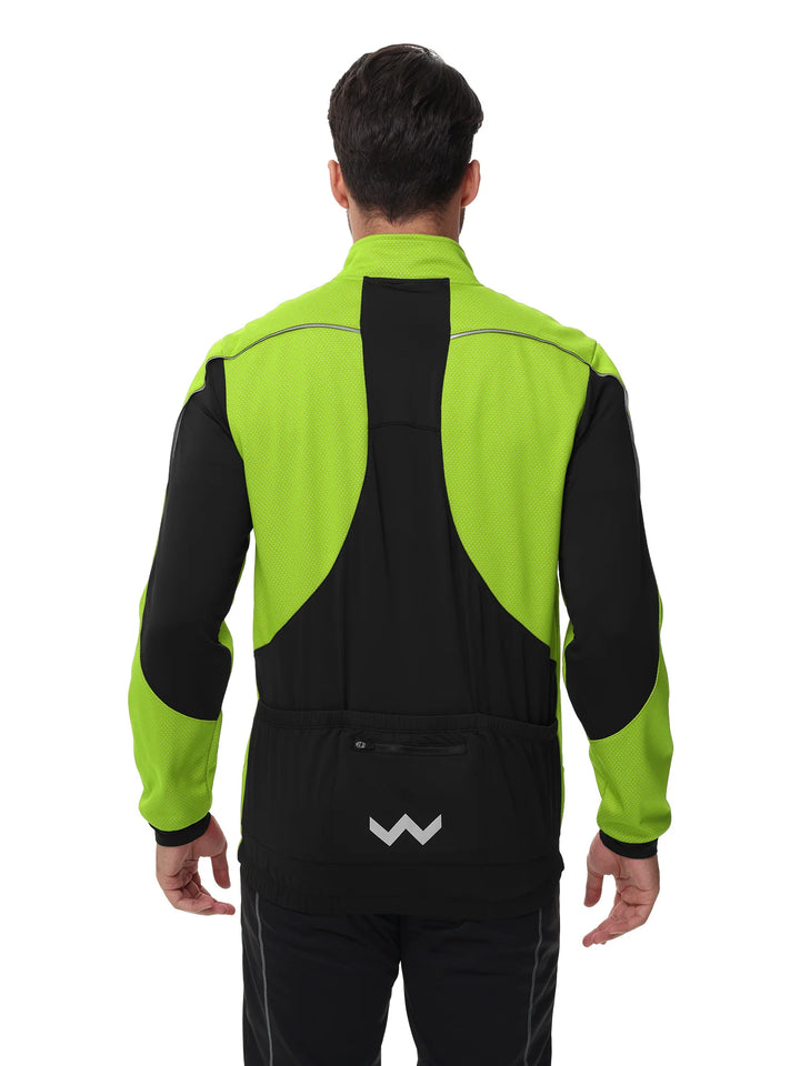Herren Warme Langarm Windjacke | Reißverschluss