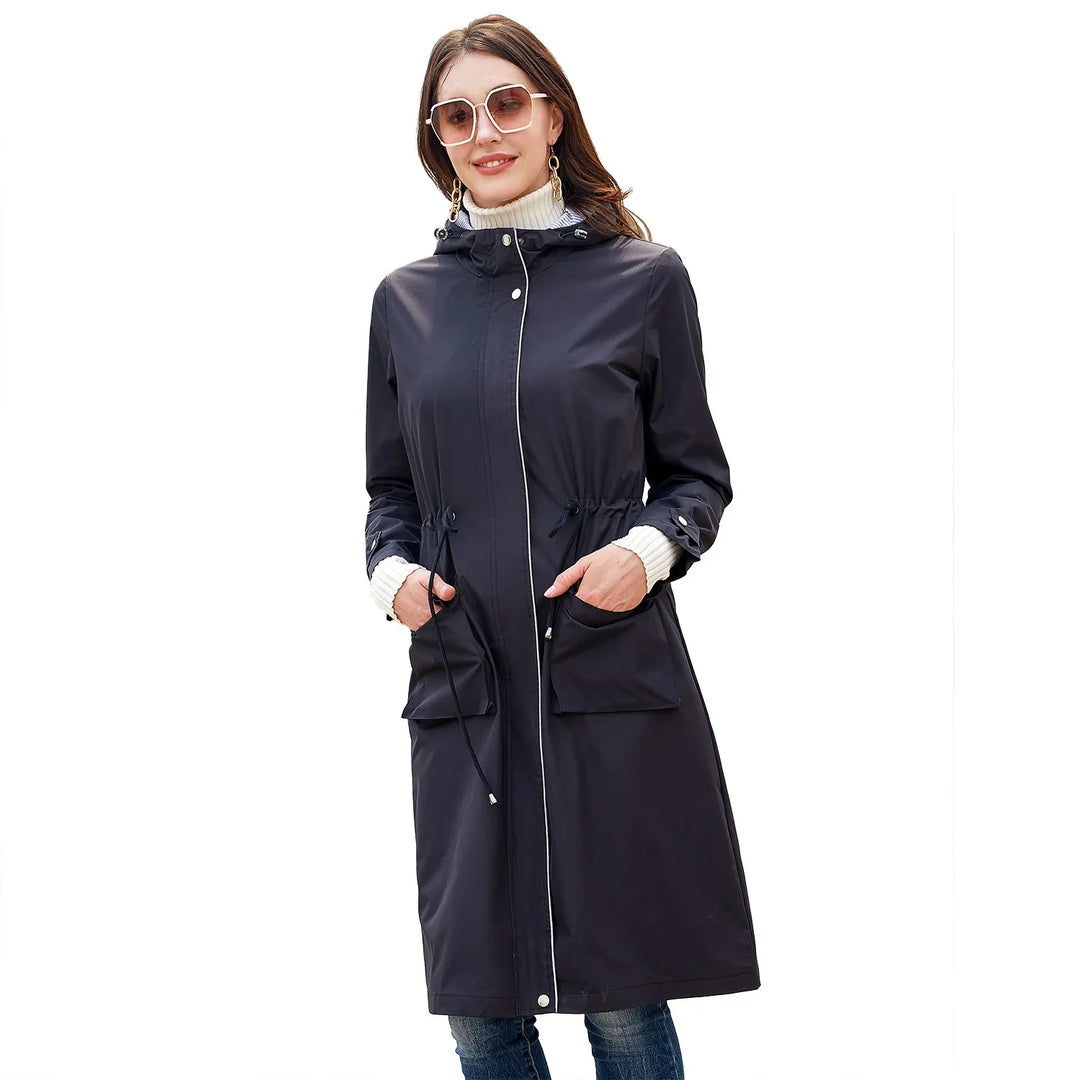 Regenjacke mit Kapuze für Damen | Herbst