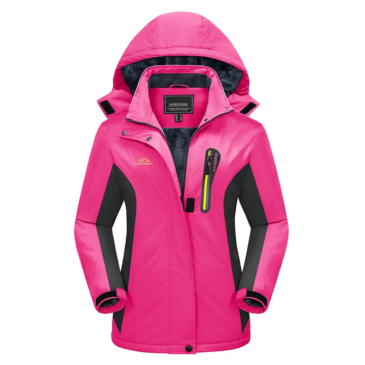 Damen-Skijacke mit Kapuze | Weite Passform