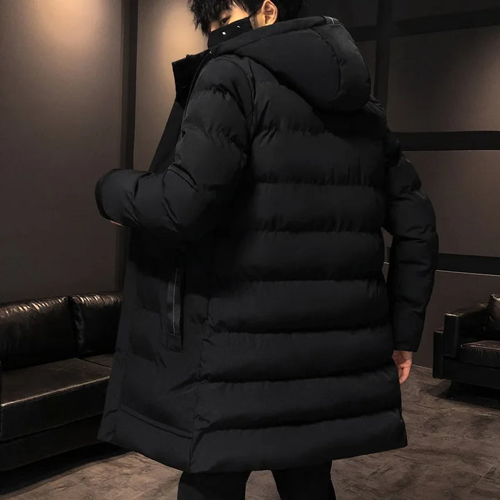 Parka Herren Lang Warm Mantel | Kapuzen
