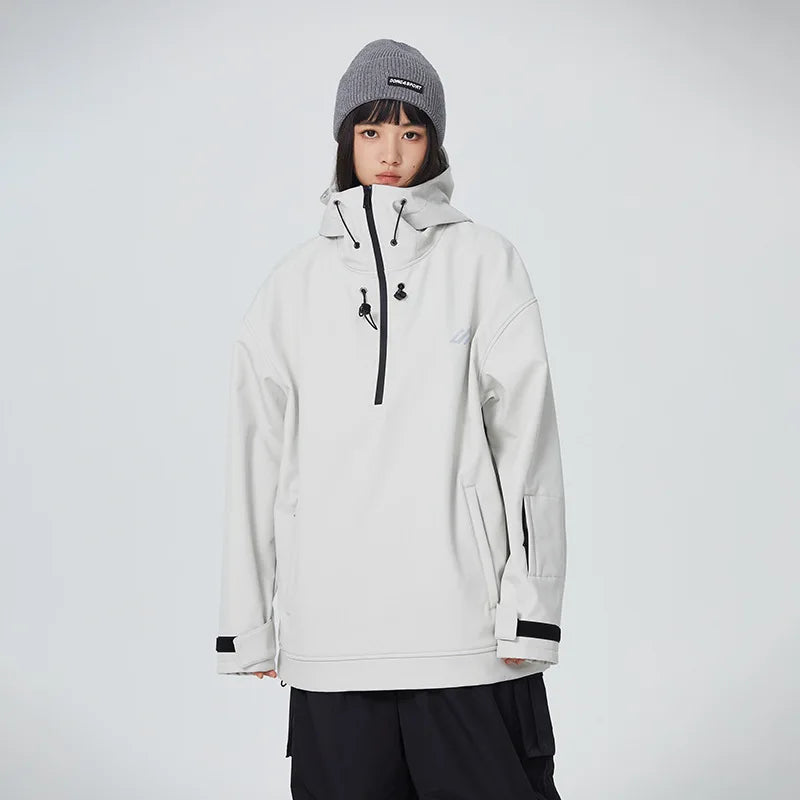 Unisex Funktionelle Skijacke | Mit Kapuze