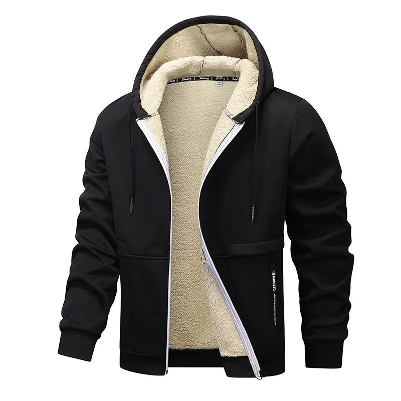 Fleece Jacke mit Kapuze für Herren | Arbeitskleidung