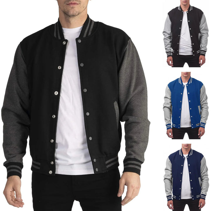 Modisch College Jacke für Herren | Schaltfläche
