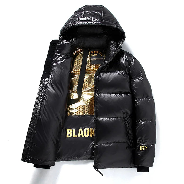 Herren Winter Daunen Jacke | Mit Kapuze