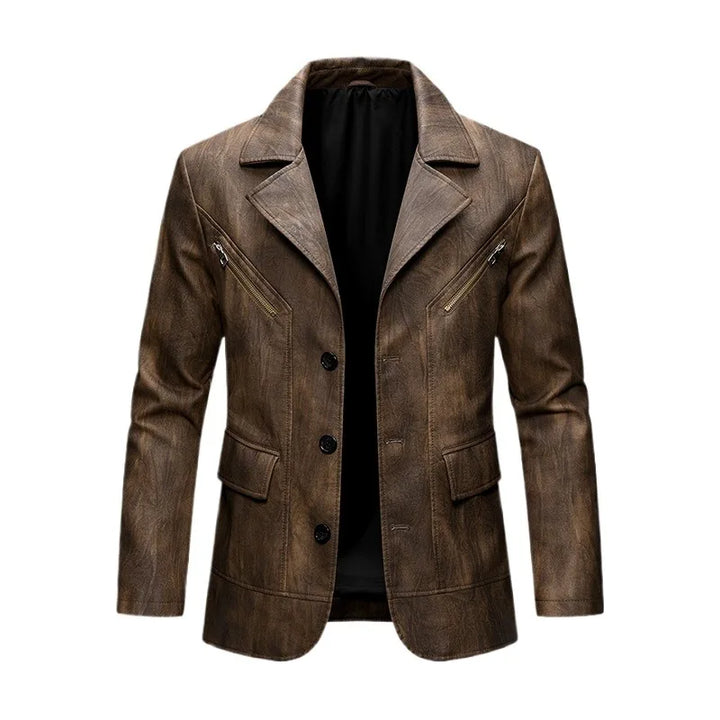 Herren Einreiher Trench Coat | Schmal geschnitten