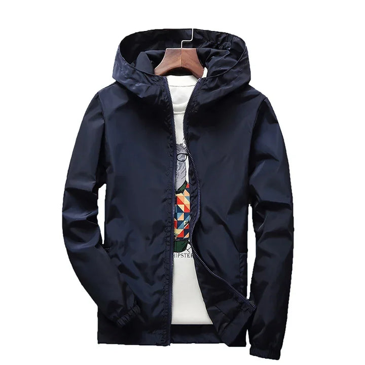 Unisex Kapuze Im Freien Windjacke | Reißverschluss