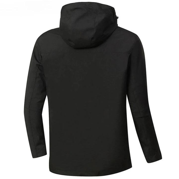 Regenjacke mit Kapuze für Herren | Mit Reißverschluss