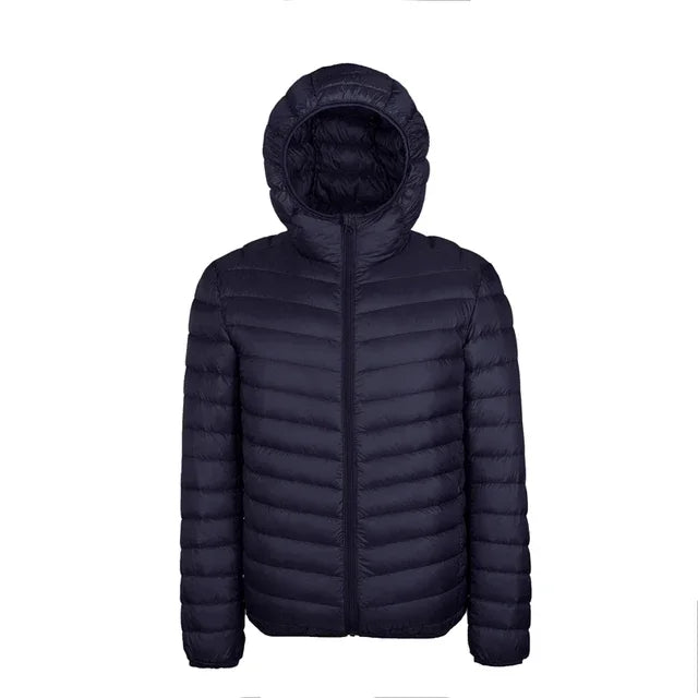 Daunen Jacke mit Kapuze für Herren | Zeitlos