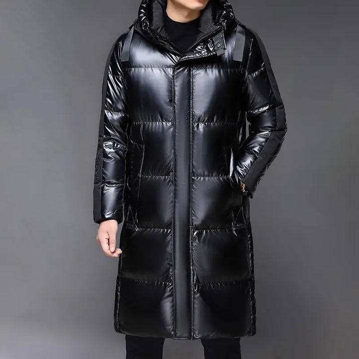 Glänzende Daunen Jacke für Herren | Modern