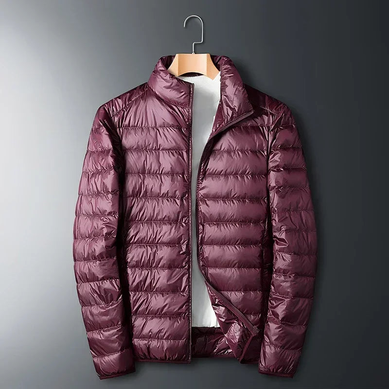 Herren Leichte Pufferjacke | Lange Ärmel