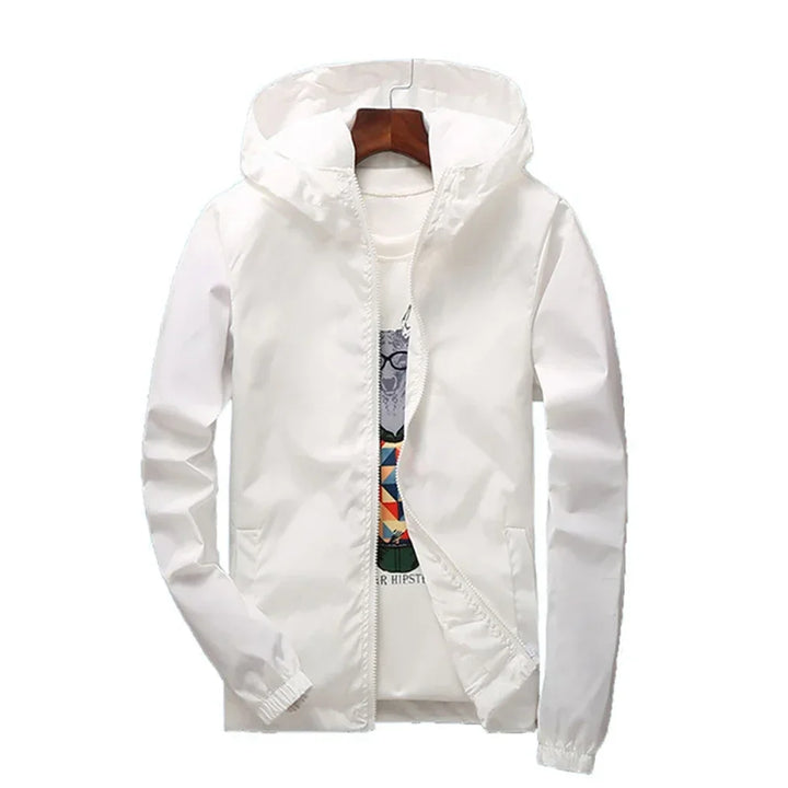 Unisex Kapuze Im Freien Windjacke | Reißverschluss
