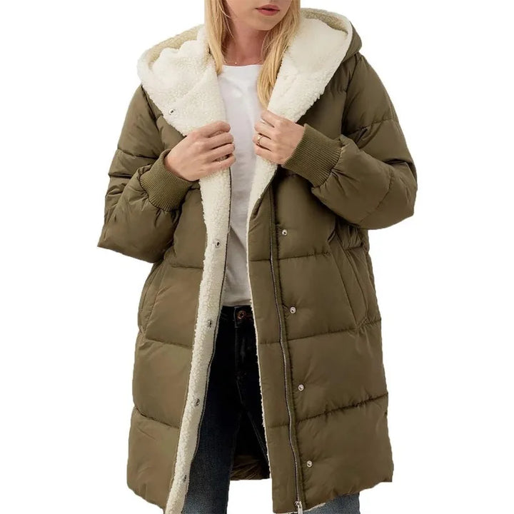 Winter Warme Parka Damen | mit Kapuze