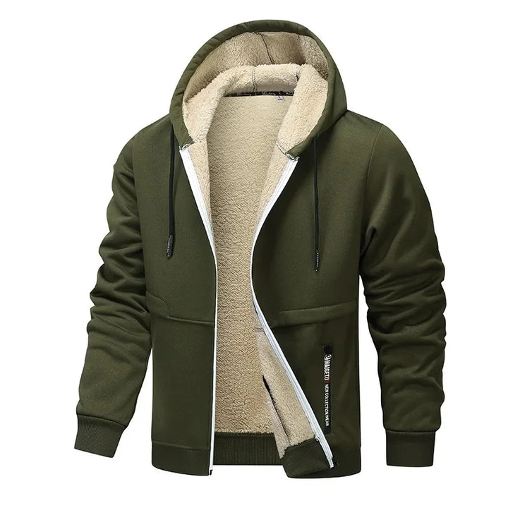 Fleece Jacke mit Kapuze für Herren | Arbeitskleidung