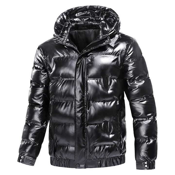 Warme Daunen Jacke für Herren | Stehkragen
