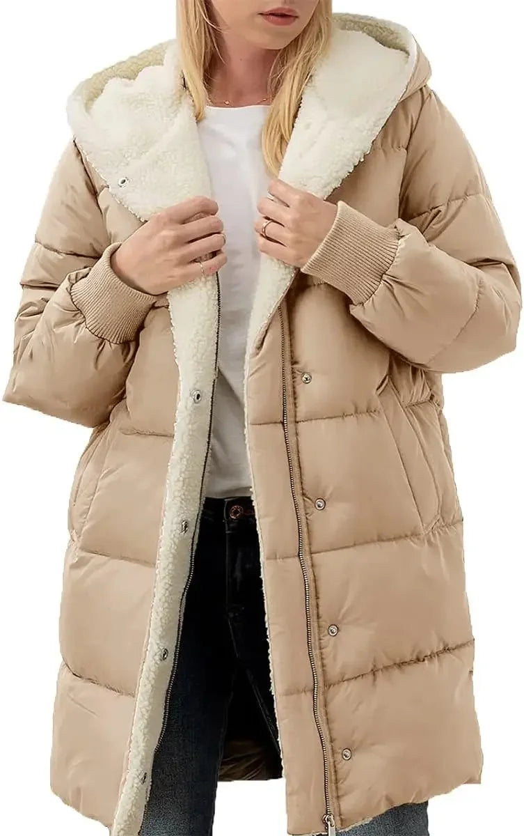Winter Warme Parka Damen | mit Kapuze