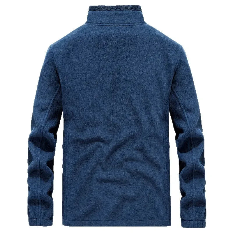 Herren Warme Fleece Jacke | Stehkragen