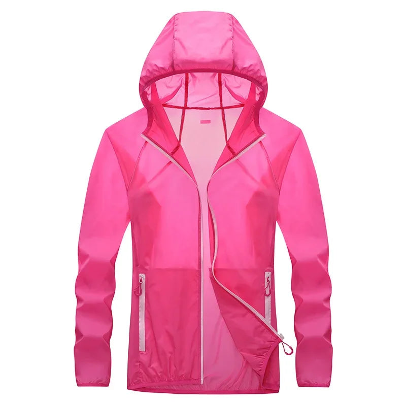 Unisex Kapuzen Windjacke | Reißverschluss