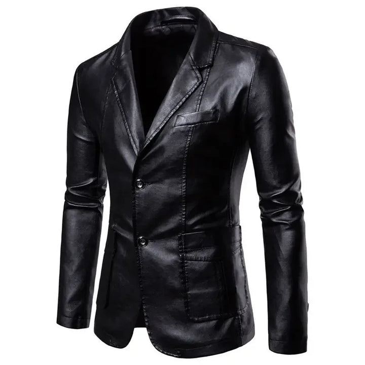 Herren Mehrere Taschen Blazer mit Knopfleiste | Lange Ärmel
