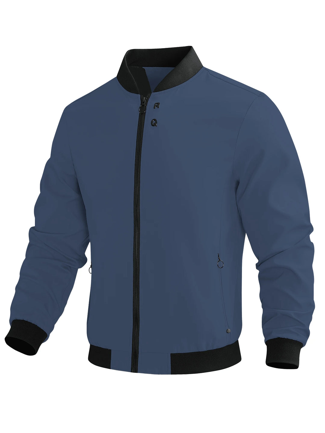 Herren übergangsjacke mit Stehkragen und Reißverschluss | Langarm