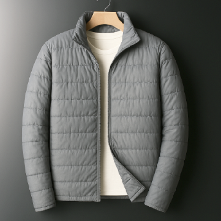 Herren Leichte Pufferjacke | Lange Ärmel