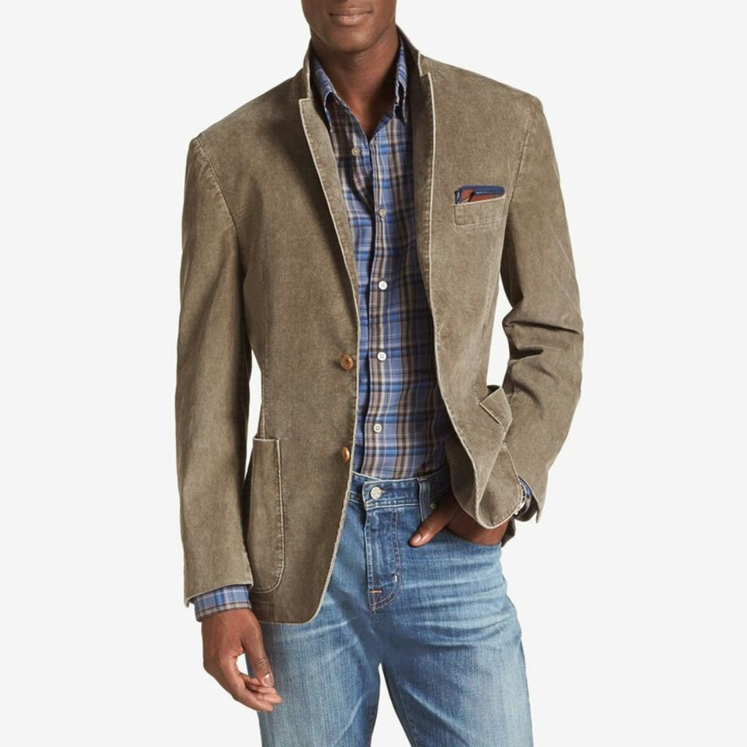 Herren Stilvoller Lässiger Blazer | Lange Ärmel