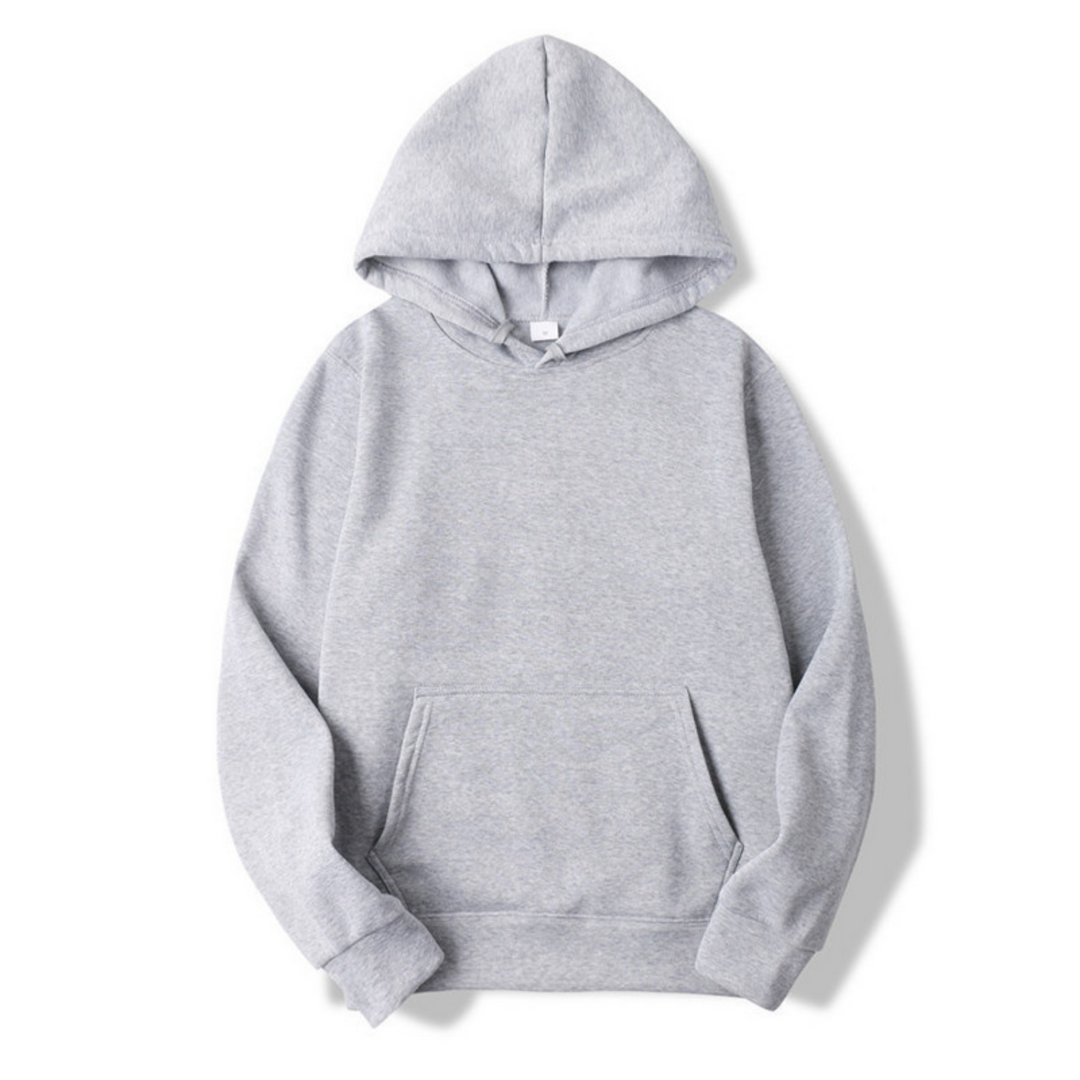 Lässige herren-hoodie mit kängurutasche