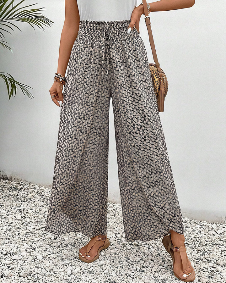 Bequeme hose mit weitem bein für Damen