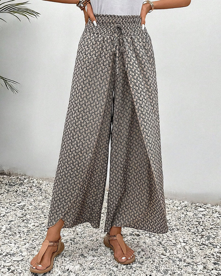 Bequeme hose mit weitem bein für Damen