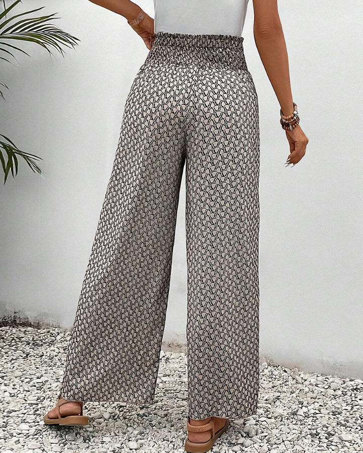 Bequeme hose mit weitem bein für Damen