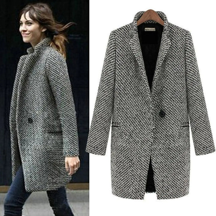 Damen Eleganter Wintermantel | Lang