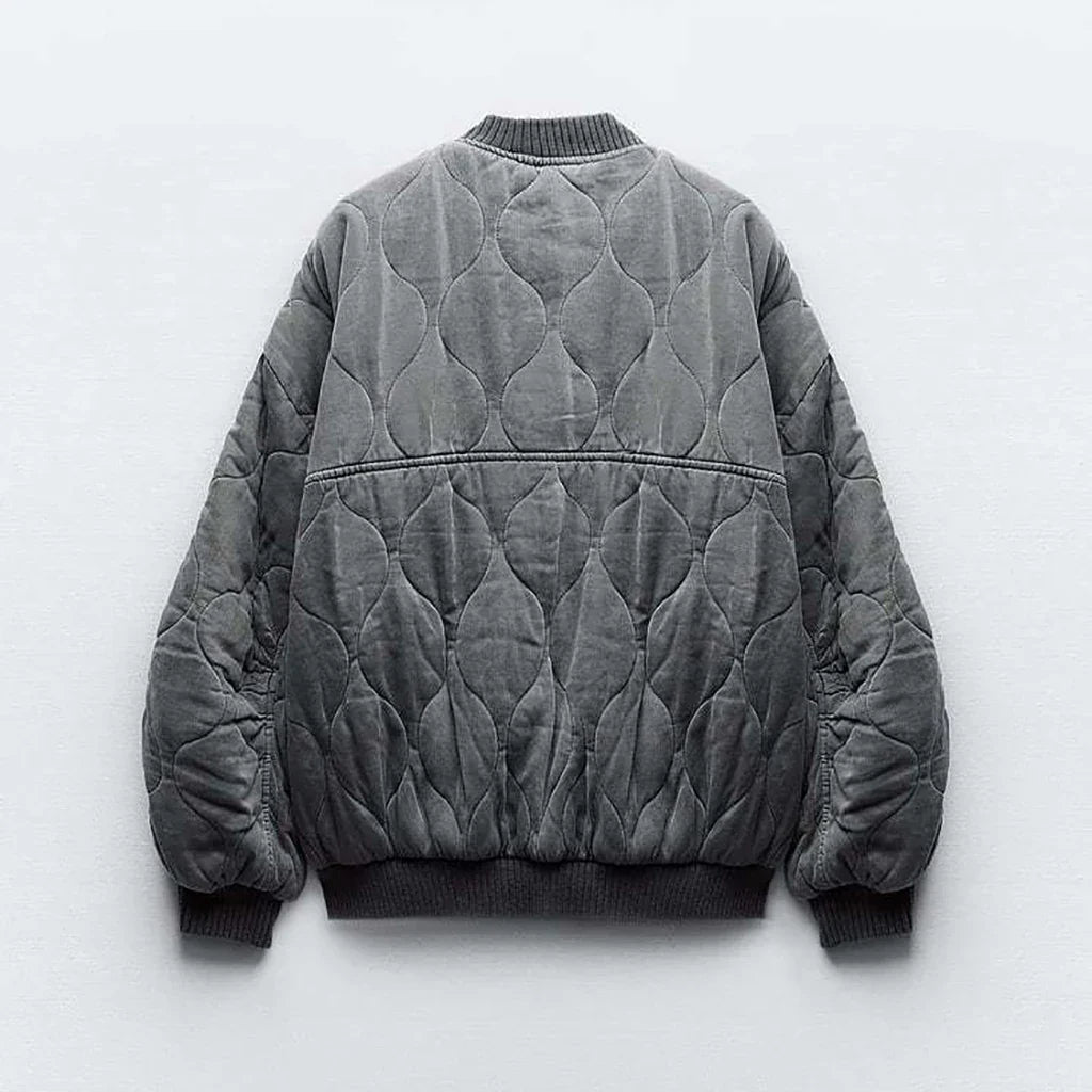 Damen Jahrgang Übergröße Jacke | Lässig