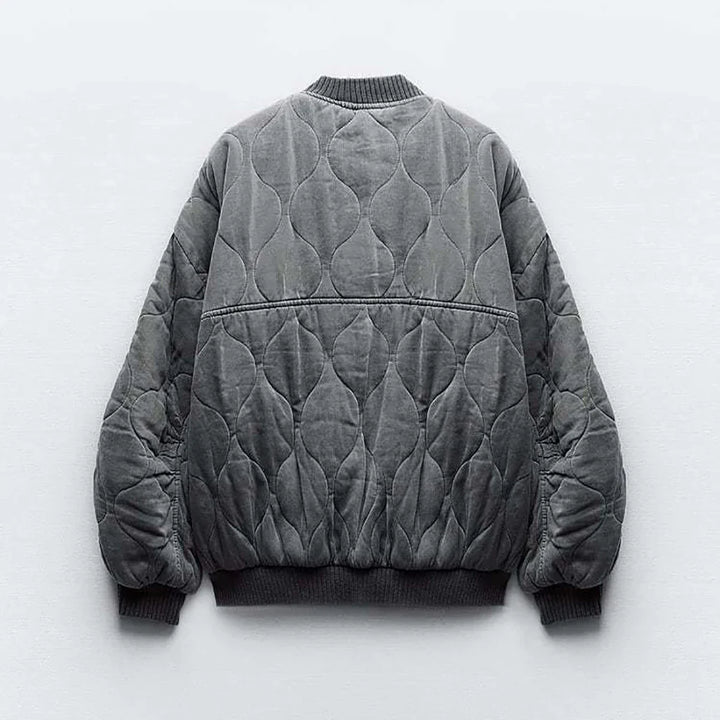 Damen Jahrgang Übergröße Jacke | Lässig